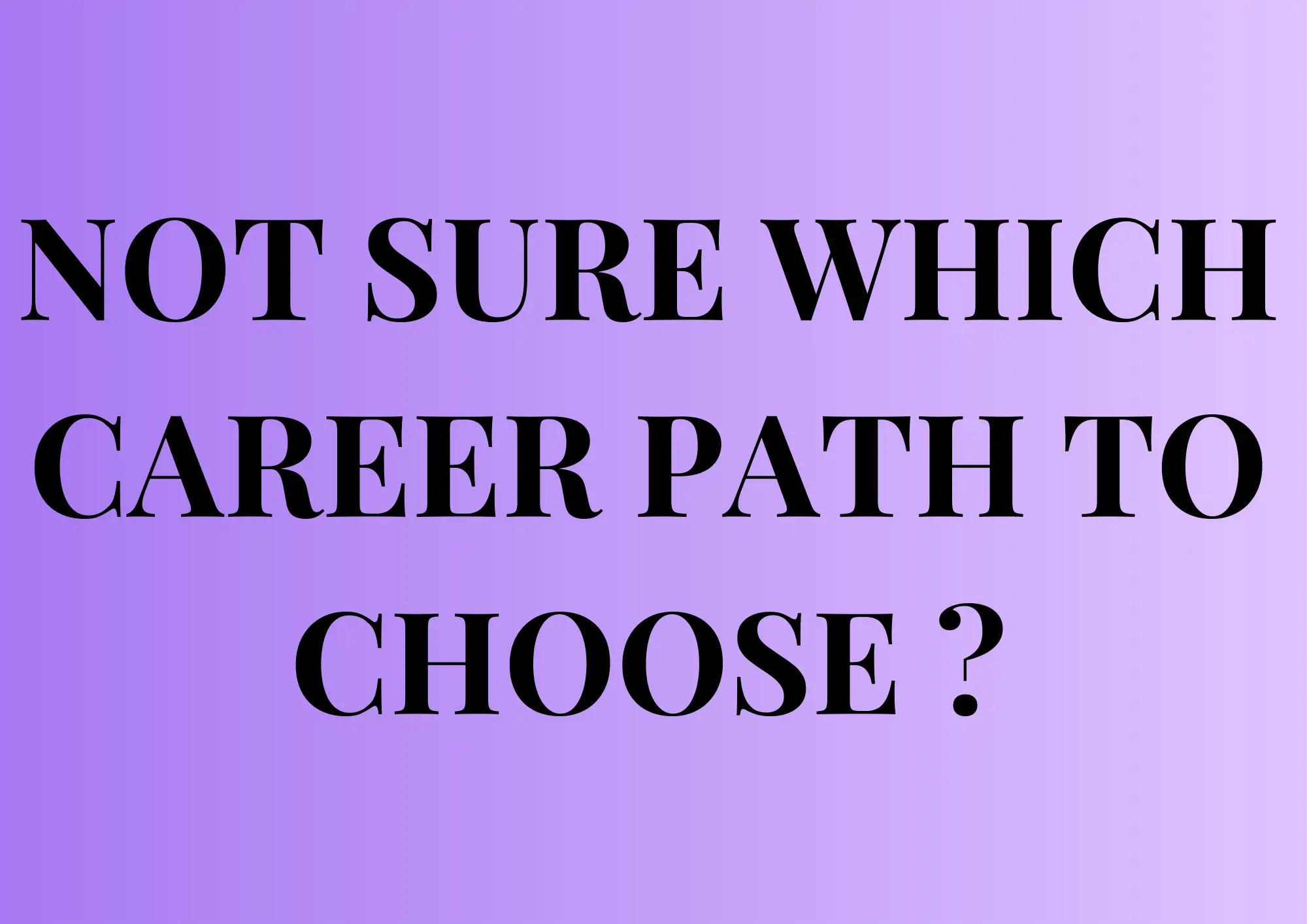 welcome to career advisor